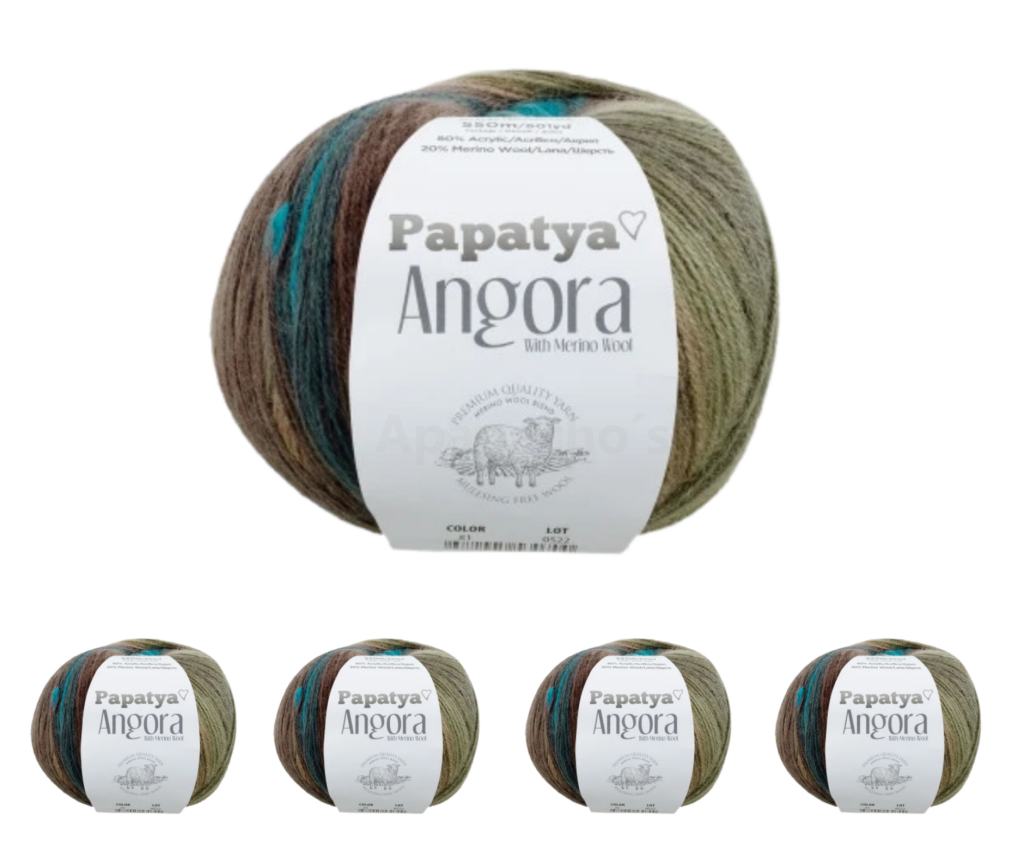 Lana Papatya Angora | Pack x6