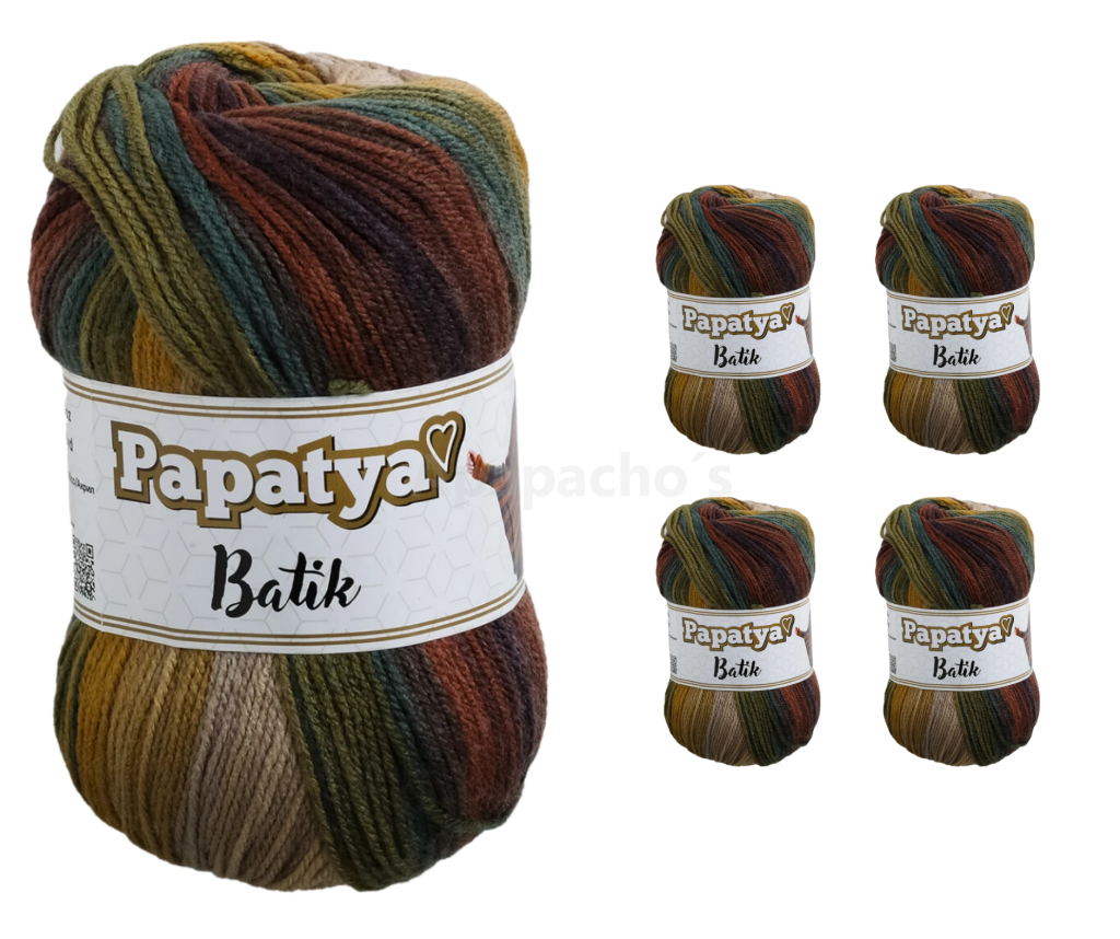 Lana Papatya Batik | Pack x5