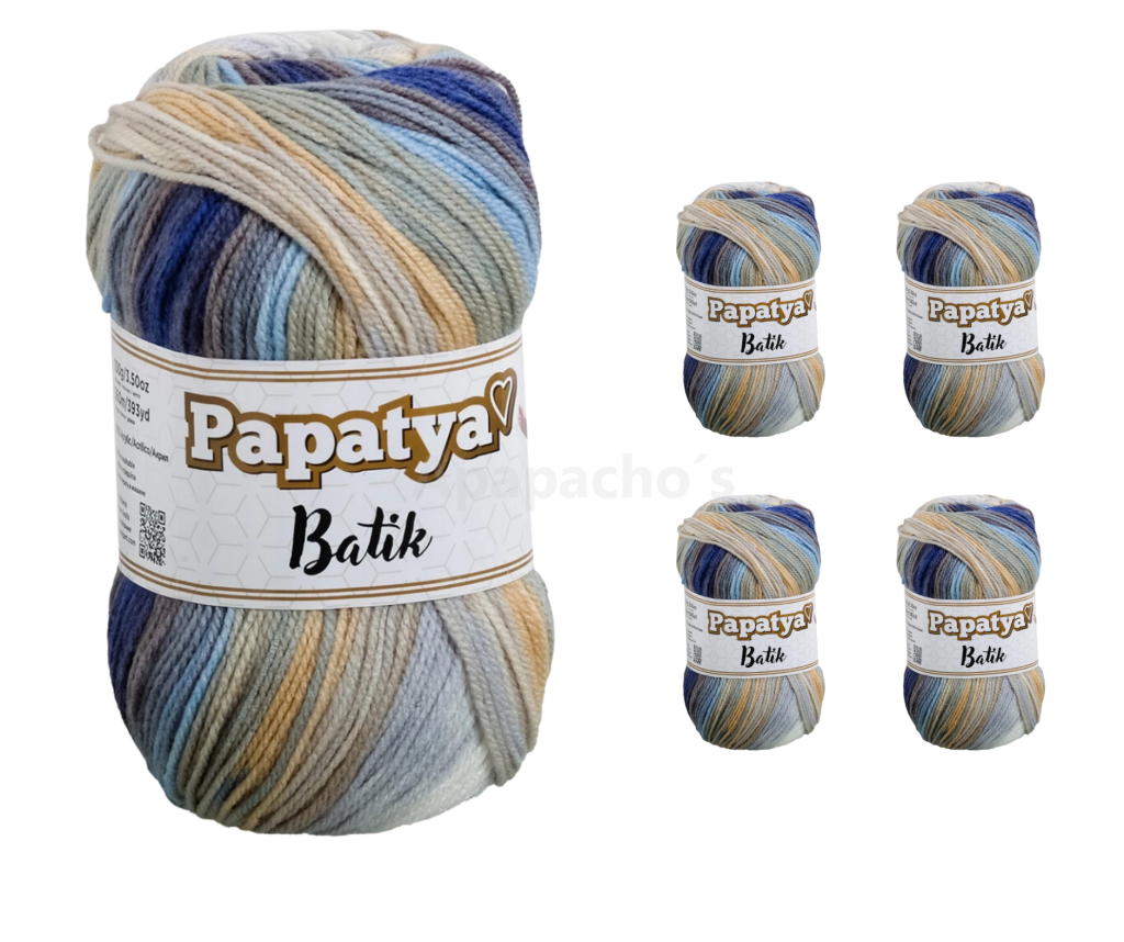 Lana Papatya Batik | Pack x5