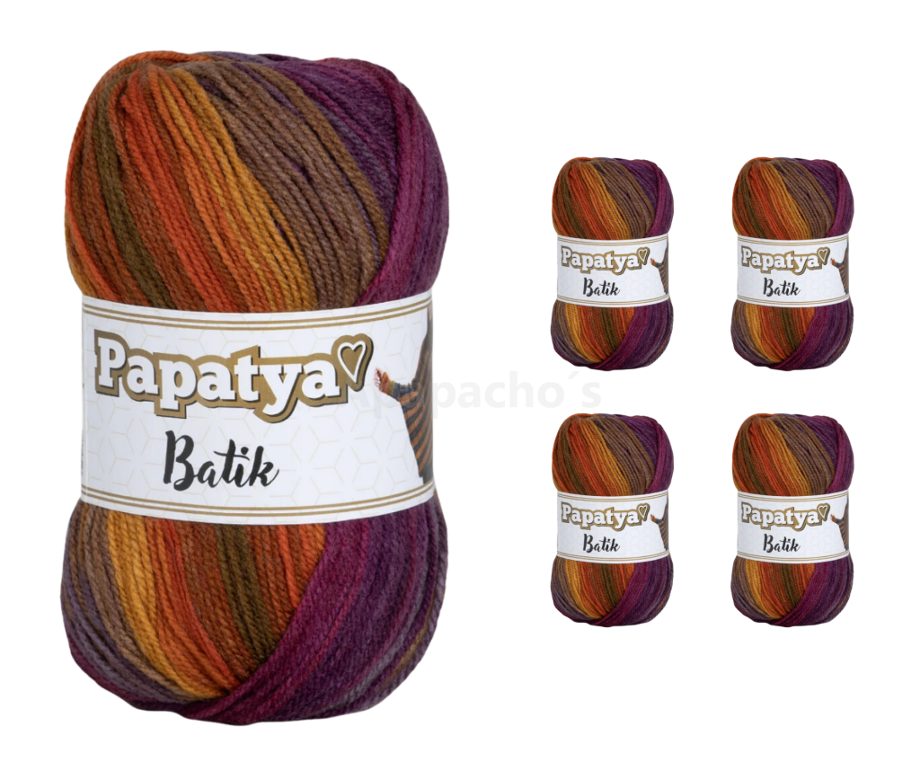 Lana Papatya Batik | Pack x5