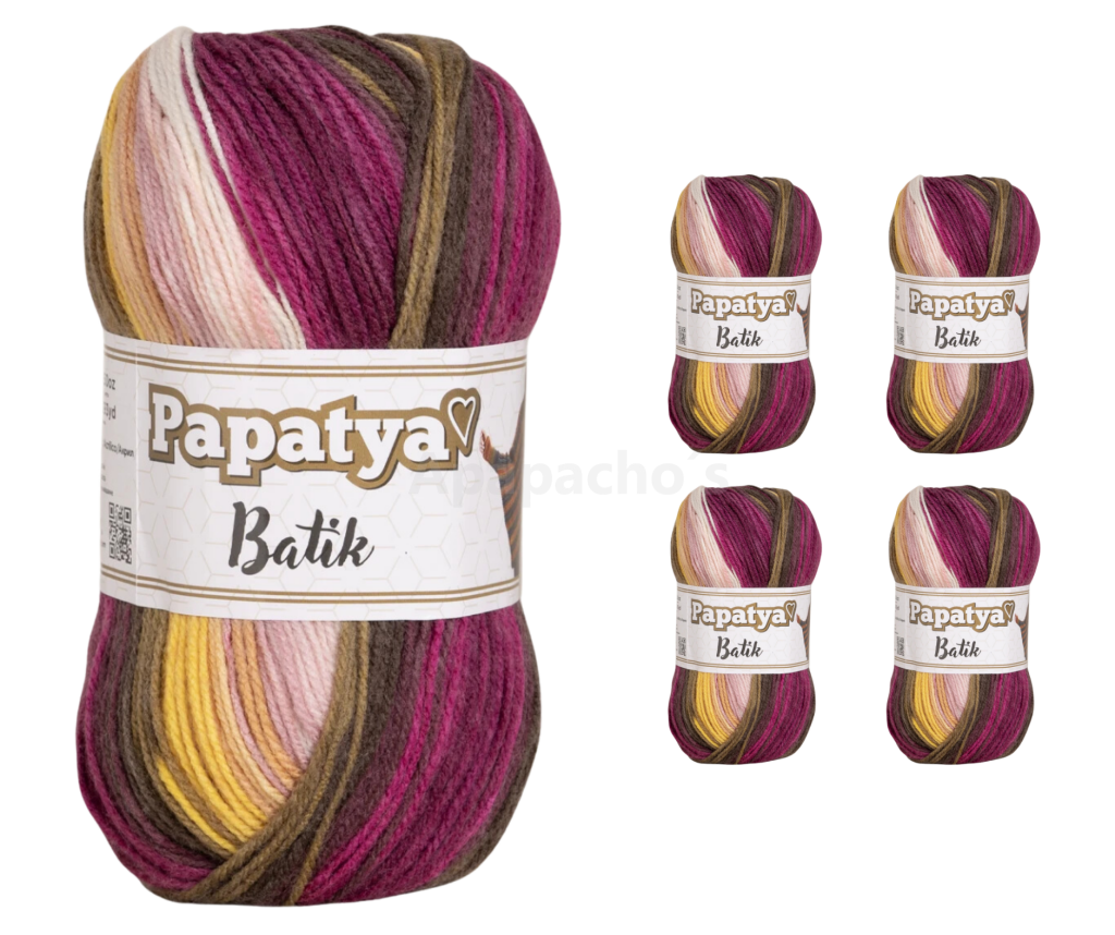 Lana Papatya Batik | Pack x5