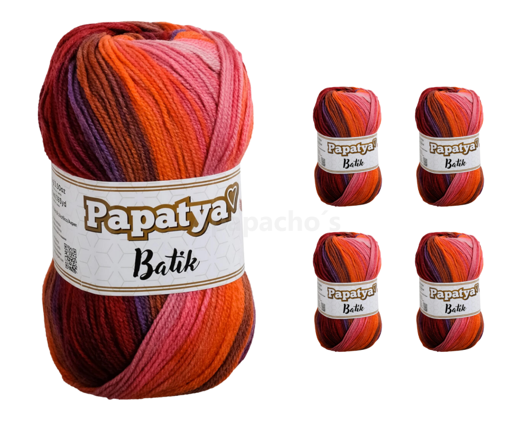 Lana Papatya Batik | Pack x5