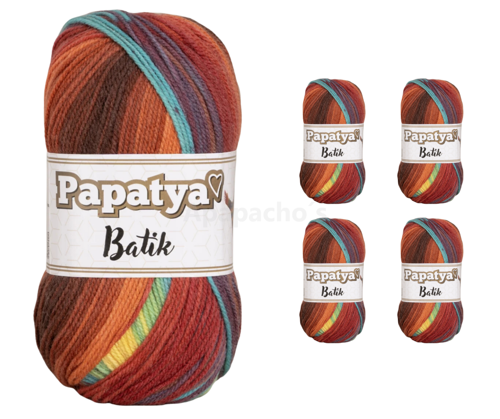 Lana Papatya Batik | Pack x5